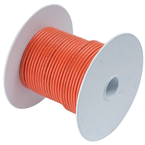Ancor 108510 Marine Grade Electrical Primary Tinned Copper Boat Wiring (10-Gauge, Orange, 100-Feet)