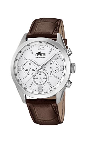 Lotus Reloj Cronógrafo para Hombre de Cuarzo con Correa en Cuero 18155/1