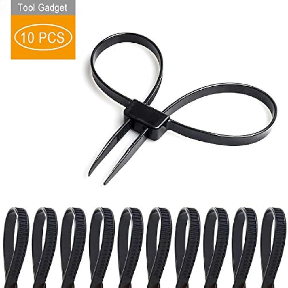 Disposable Zip Tie Handcuffs, Double Locking Ties Restraints Very Thick