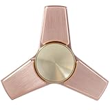 Metal Fidget Spinner Toy Prime - Quiet Tri Figit Spinner - Quality R188 High Speed Bearings – Cool Fidget Spinner Prime - Stress Relief ADHD Fidget Toys - Copper and Gold Nomad Pro Q1 Hand Spinner