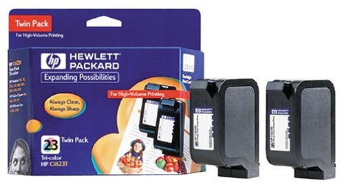 Download HP 23 Tri-Color Ink Cartridge Twin Pack (C1823T) Download HP 23 Tri-Color Ink Cartridge Twin Pack (C1823T)