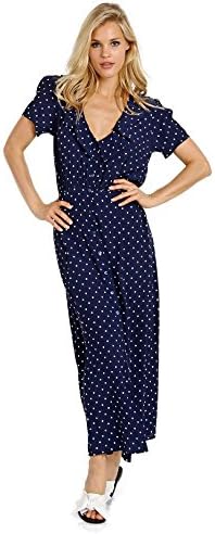 Auguste The Label Lilly Lady Dress Classic Polka Dot Navy Blue