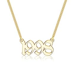 1998 Necklace, 22nd Birthday Gifts for Women Birth