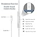 Earphones,with Microphone Earbuds Stereo Headphones and Noise Isolating Headset Made Compatible with iPhone Xs/iPhone XR/iPhone X/iPhone 7/iPhone 8 (Bluetooth Connectivity) Earphonesthumb 1