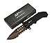 Rogue River Tactical Exclusive Mtech USA Tactical Knives Spring Assisted Folding Pocket Knife Heavy Duty Military Grade Combat with Belt Clip (Tan Blade)