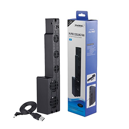 Leshp ps4 pro cooler fan usb external 5-fan super turbo…