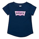 Levi's Big Girls' Batwing T-Shirt, Poseidon, M