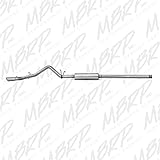 MBRP S5054AL Cat Back, Single Side Exhaust System (Aluminized Steel)