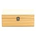 Essential Oil Box - Wooden Storage Case Holds 35 Bottles and Tall Roller Balls. Natural Pine Wood Oils Organizer. Free EO Labels & Foam Pad. Best For Keeping 5ml 10ml, 15ml & 1oz 30 ml Bottle Safe.