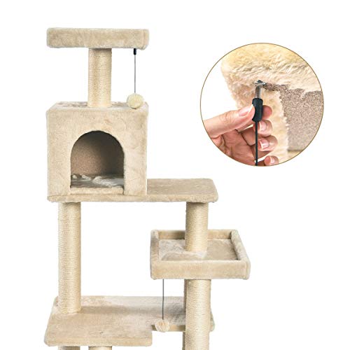 Amazon Basics Extra Large Cat Tree Tower with Condo 24 x 56 x 19