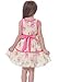 Bonny Billy Girls Sleeveless Cotton Print Casual Children Dress with Sash