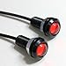 2x Custom Black Anodized Aluminum Xenon 4.5W SMD LED Eagle Eye Lamps Back Up Backup Reverse Parking Light For Car Van SUV Coupe Sedan (Red)