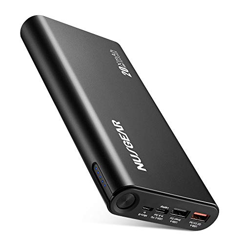 100W Power Bank with 20000mAh Power Delivery Charger, NusGear Portable
