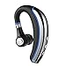 Bluetooth Headset,Fhkjgs Wireless V4.1 Earpiece Business Headphones Sweatproof Earbuds Lightweight Earphones with Microphone Mute Switch for Office/Workout/Driver/Trucker-Blue [Upgrade Version]