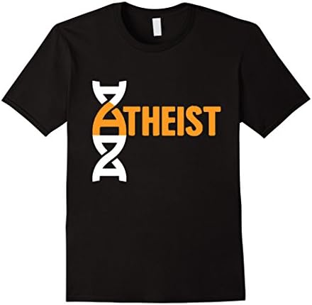 Men's atheist shirt- Atheist ADN Medium Black