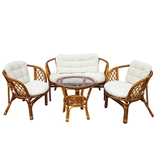 Bambus Sitzgruppe Garten - Sitz Gruppe