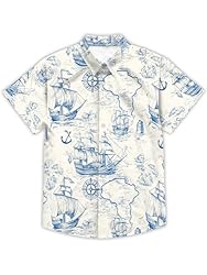 Hawaiian Shirts for Men Summer Beach Casual Short
