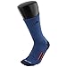 adidas Men's Cushioned X 2 Crew Socks (2-Pair), Denim Blue/Collegiate Navy/Energy Red/Black, Large