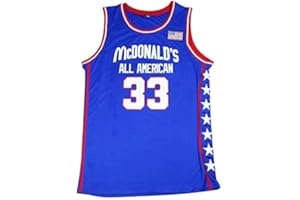 Men's McDonald's 33 Bryant Blue White All American High School Authentic Basketball Jersey S-XXXL