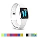 Apple Watch Band - WantsMall Soft Silicone Sport Style Replacement iWatch Strap for 42mm Apple Watch Models (2nd White)