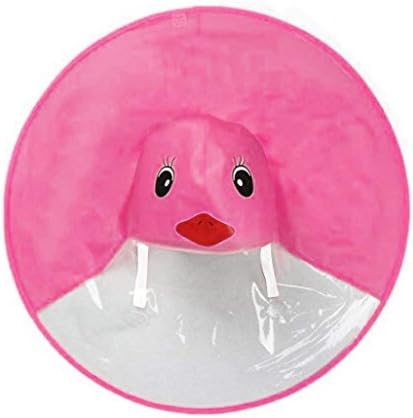 Hshi 2018 Newest Raincoat Little Yellow Duck Creative Hands Free Umbrella, UFO Children Umbrella Hat Magical Raincoat