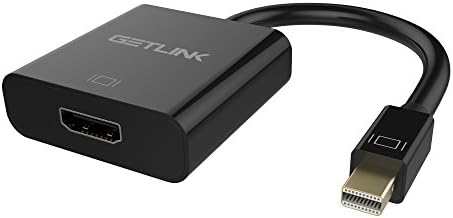 Getlink Mini DisplayPort (Thunderbolt) to HDMI Adapter - Black