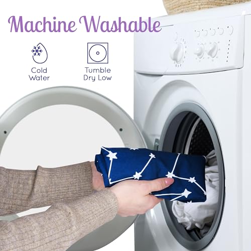 GROW WILD Changing Pad Cover 3 Pack | Soft & Stretchy Jersey Cotton | Baby Changing Table Pad Cover | Diaper Changing Pad Covers for Girls and Boys (Stars, Moon & Constellation)