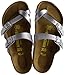 Birkenstock Women's Mayari Sandal,Silver,38 EU/7-7.5 M US
