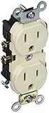 Leviton CR15-T 15-Amp, 125-Volt, Narrow Body Duplex