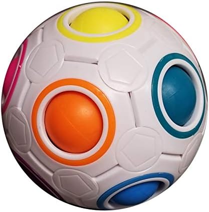 Universal Specialties Magic Ball Fun Fidget Time Stress Relief Soft Rainbow Colored Balls Puzzle Hours of Fun