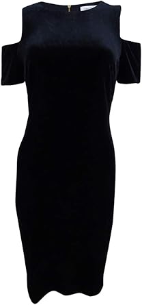 calvin klein cold shoulder dress