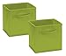 Closetmaid 1540 Cubeicals Mini Fabric Drawers, Spring Green, 2 Pack