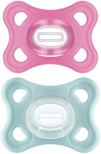 MAM Comfort Pacifiers, Newborn Pacifiers (2 Pack) 3-6 Months, Best