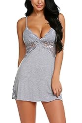 Avidlove Women Lingerie Lace Chemise Sleepwear