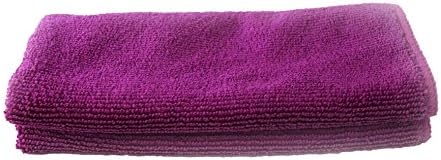 Poseidon Kitchenware Microfiber Dishcloths, Long Lasting and Super Absorbent, Great for Kitchens, Drying, Cars, Dusting, Washing, 40x40, Set of 5 (Purple)