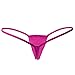 ETAOLINE Women's Low Rise Micro Back G-String Thong Panty Lingerie Set (XL, Rosered)