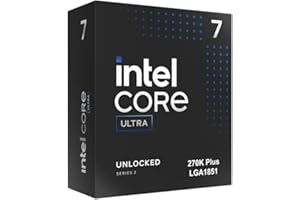Intel® Core™ Ultra 7 Processor 270K Plus 24 cores (8 P-cores + 16 E-cores) up to 5.5 GHz
