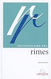 Dictionnaire des rimes orales et écrites by