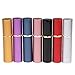 6ml Protable Refillable Perfume Aftershave Atomizer Spray Bottle for Traveling Handbag (1 Set-7 Colors)