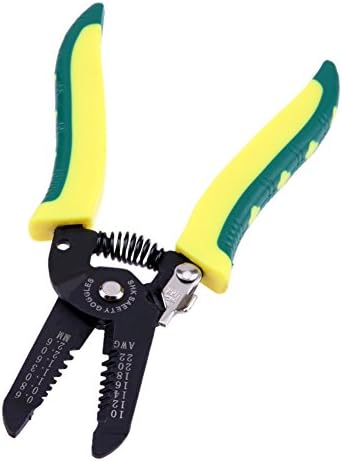Portable Wire Stripper Pliers Crimper Cable Stripping Crimping Cutter Multi Hand Tool with Manganese Steel for Electrical TH4