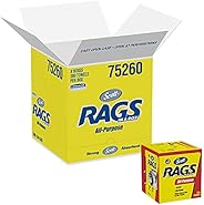 Scott Rags In A Box (75260), White, 200 Shop Towels / Box, 8 Boxes / Case