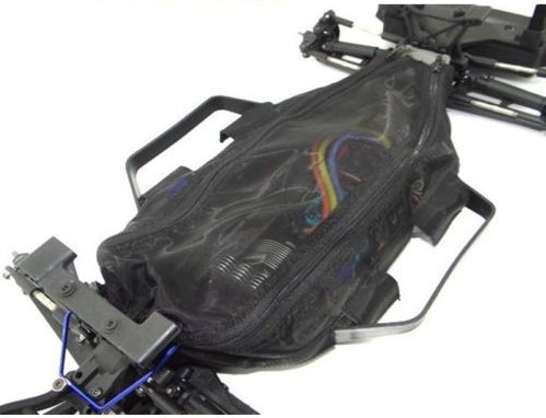 For 1/10 RC CAR Rally Slash 4x4 LCG chassis dirt guard cover-1SET Black