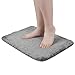 Yueetc Bath Mat, Extra Soft and Absorbent Shaggy Rugs, Machine Wash Dry, Perfect Bathroom Mats - 23x16in - Grey