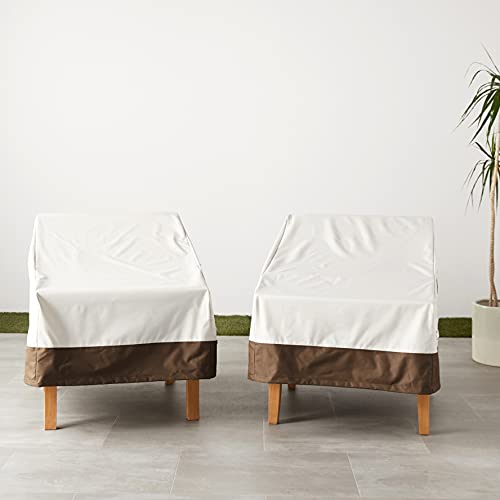 Amazon Basics Lounge DeepSeat Outdoor Patio Furniture Cover, Set of 2