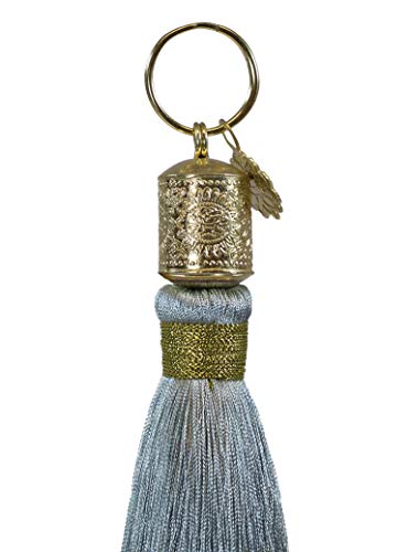 Papaya: Tassel Keychains (Sea Spray)