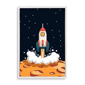 signwin Framed Canvas Wall Art Cartoon Children