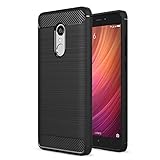 Xiaomi Redmi Note 4 Case , ivencase Luxury Ultra Slim Soft TPU Silicone Back Protective Case Cover for Xiaomi Redmi Note 4 Black