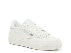 Reebok Women's Club C 85 Sneaker, Chalk/Blue/Chalk, 6