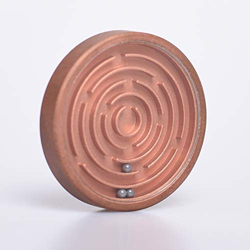 EASYANT Mini Copper Labyrinth Ball Maze Puzzle Game Dexterity Hand Eye Coordination Toys