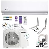 Klimaire DIY 18,000 BTU 19 SEER Mini Split Heat